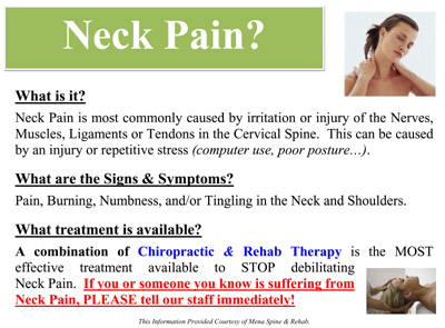 Neck Pain Information