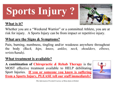 Sports Injury Information